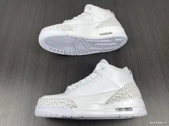 3 PS 'Triple Retro White' Jordan Air 429487-111 0508